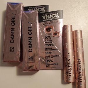 BNIB too faced damn girl better than s mascara bundle